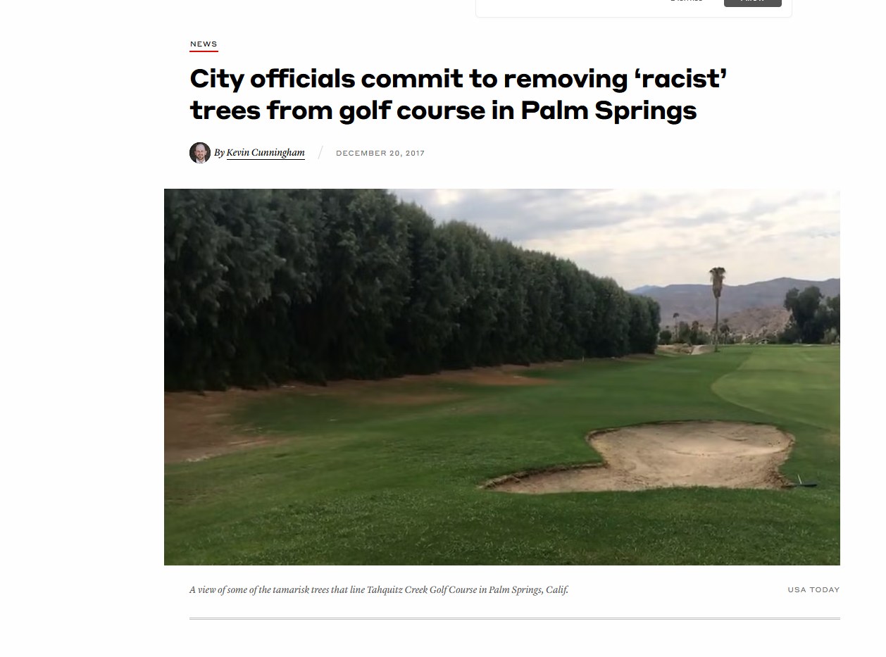 The 'racist trees' of Palm Springs
